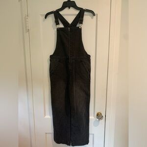 Art Class Charcoal Overalls